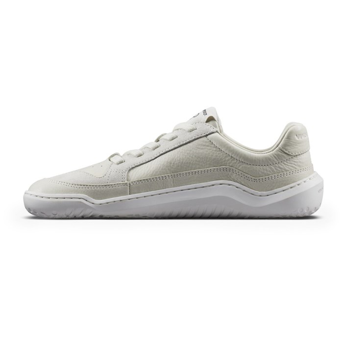 Vivobarefoot Gobi III Sneaker Leather - Mens Walking Shoes - Limestone - image 3