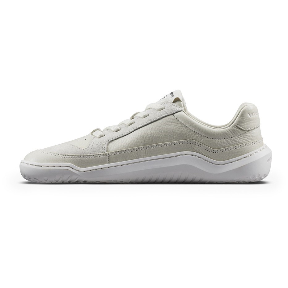 Vivobarefoot Gobi III Sneaker Leather - Mens Walking Shoes - Limestone - image 3