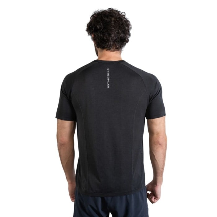 No Timid Souls GLIDE360 Mens Short Sleeve Top - New Black