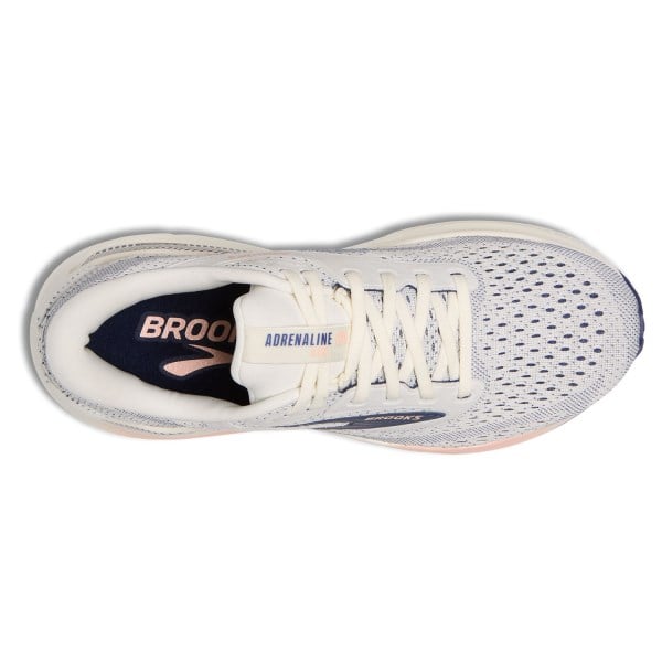 Brooks Adrenaline GTS 24 - Womens Running Shoes - Grey/Blue Ribbon/Peach