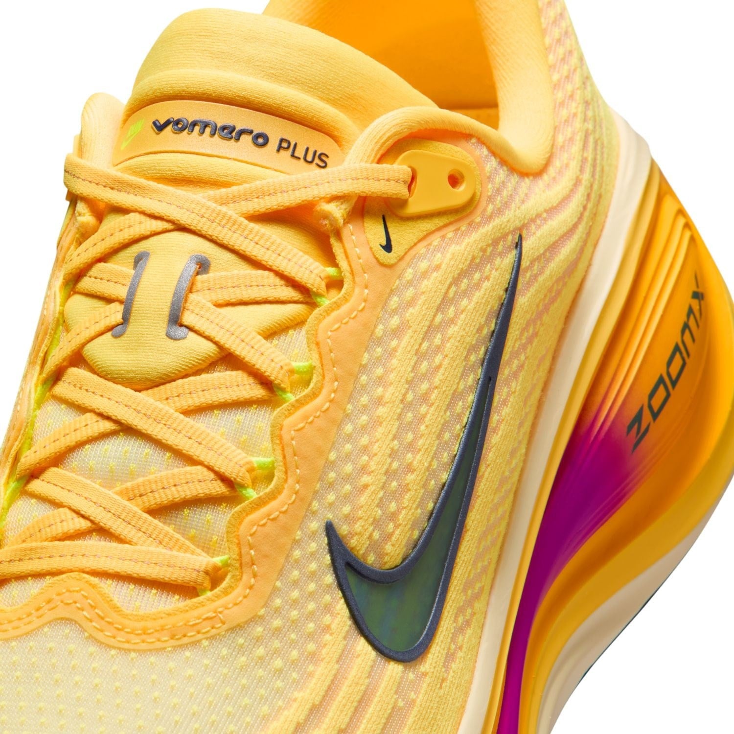 Nike Vomero Plus - Mens Running Shoes - Citron Pulse/Blue Void/Alabaster