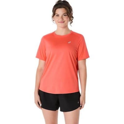 Asics Silver Short Sleeve Running T-Shirt - Womens Running Clothing