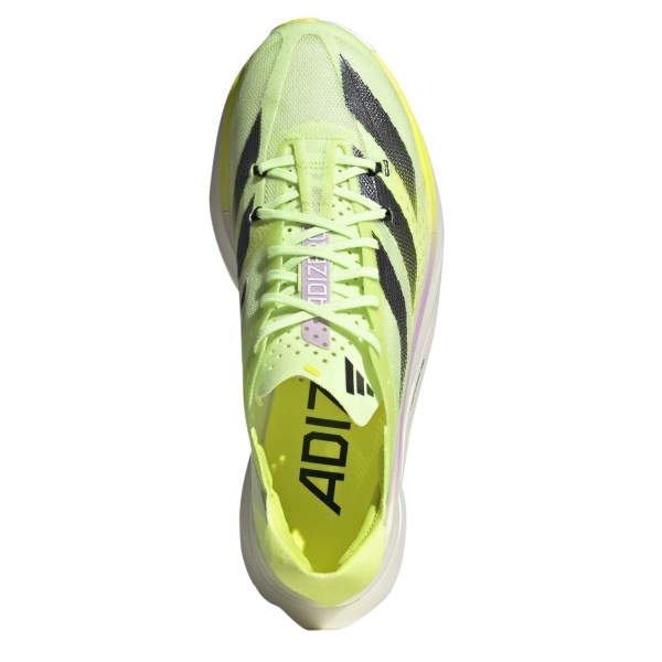 Adidas Adizero Adios Pro 3 - Mens Road Racing Shoes - Green Spark/Aurora Metallic/Lucid Lemon
