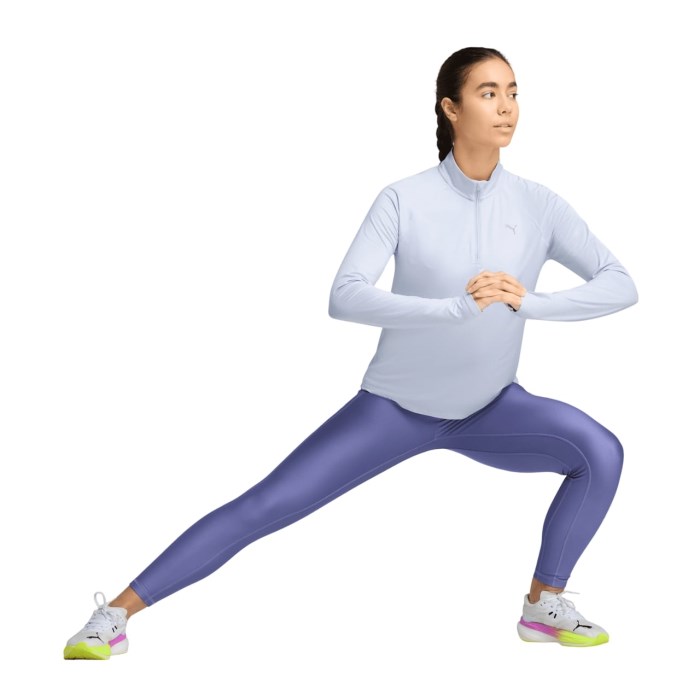 Puma Run Velocity Womens Quarter Zip - Weather Heather