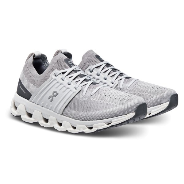On Cloudswift 3 - Mens Running Shoes - Alloy/Glacier