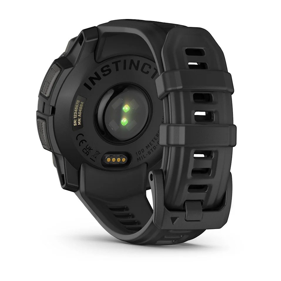 Garmin Instinct 3 45mm AMOLED Rugged GPS Smartwatch - Black/Black