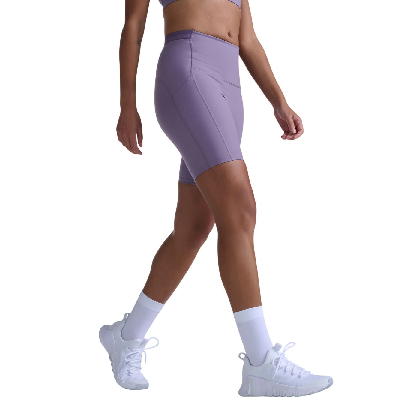 2XU Form Stash Hi-Rise Womens Compression Bike Shorts - Dusted Grape/Dusted Grape