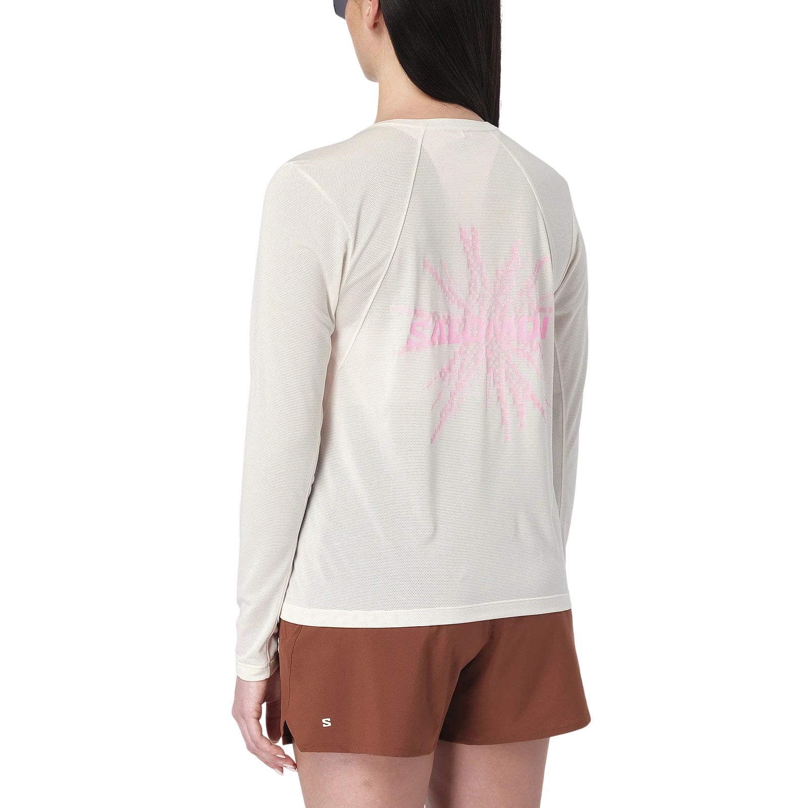 Salomon Shakeout Core Womens Long Sleeve Running T-Shirt - Whisper - image 2