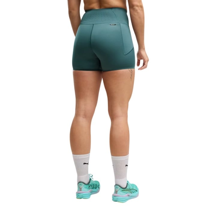 Puma x Hyrox PWRMode Womens 4 Inch Short Tights - Herb Garden - image 2