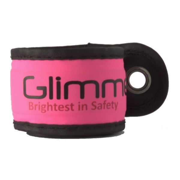 Glimmer Gear LED High Visibility Slap Band - Pink