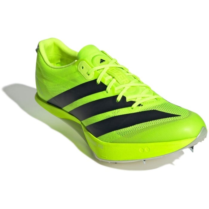 adidas Adizero Prime SP 4 - Unisex Track Sprint Spikes - Lucid Lemon/Core Black/Silver Metallic