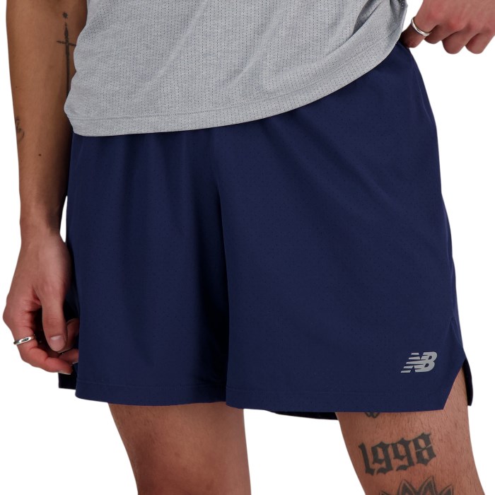 New Balance RC 7 Inch Mens Running Shorts - Navy