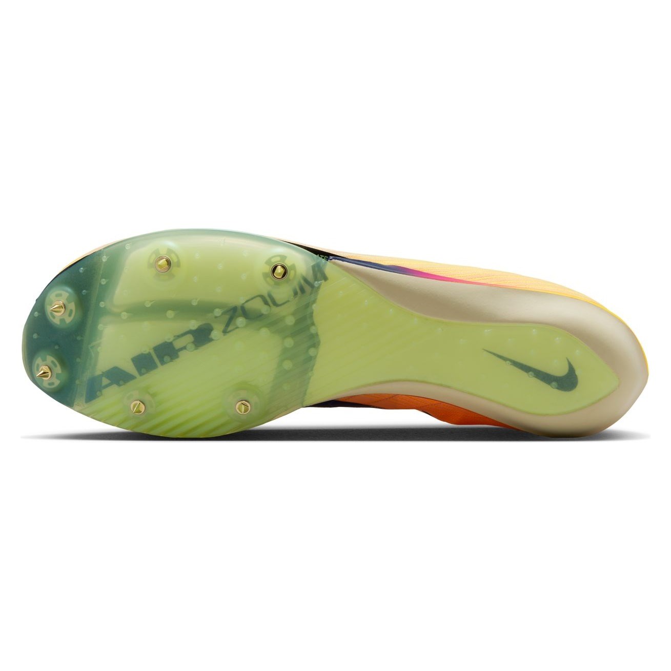 Nike Air Zoom Maxfly 2 - Unisex Track Sprint Spikes - Citron Pulse/Indigo Burst/Volt Ice