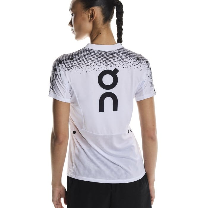 On Ultra-T Womens Trail Running T-Shirt - White/Iron