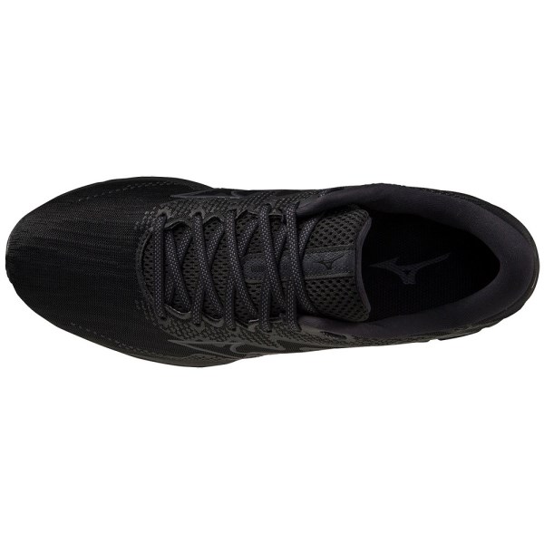 Mizuno Wave Rider 27 - Mens Running Shoes - Black/Ebony/Black