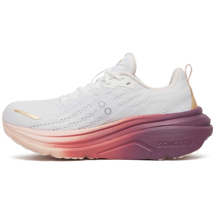 Saucony Hurricane 25 - Womens Running Shoes - White/Cameo