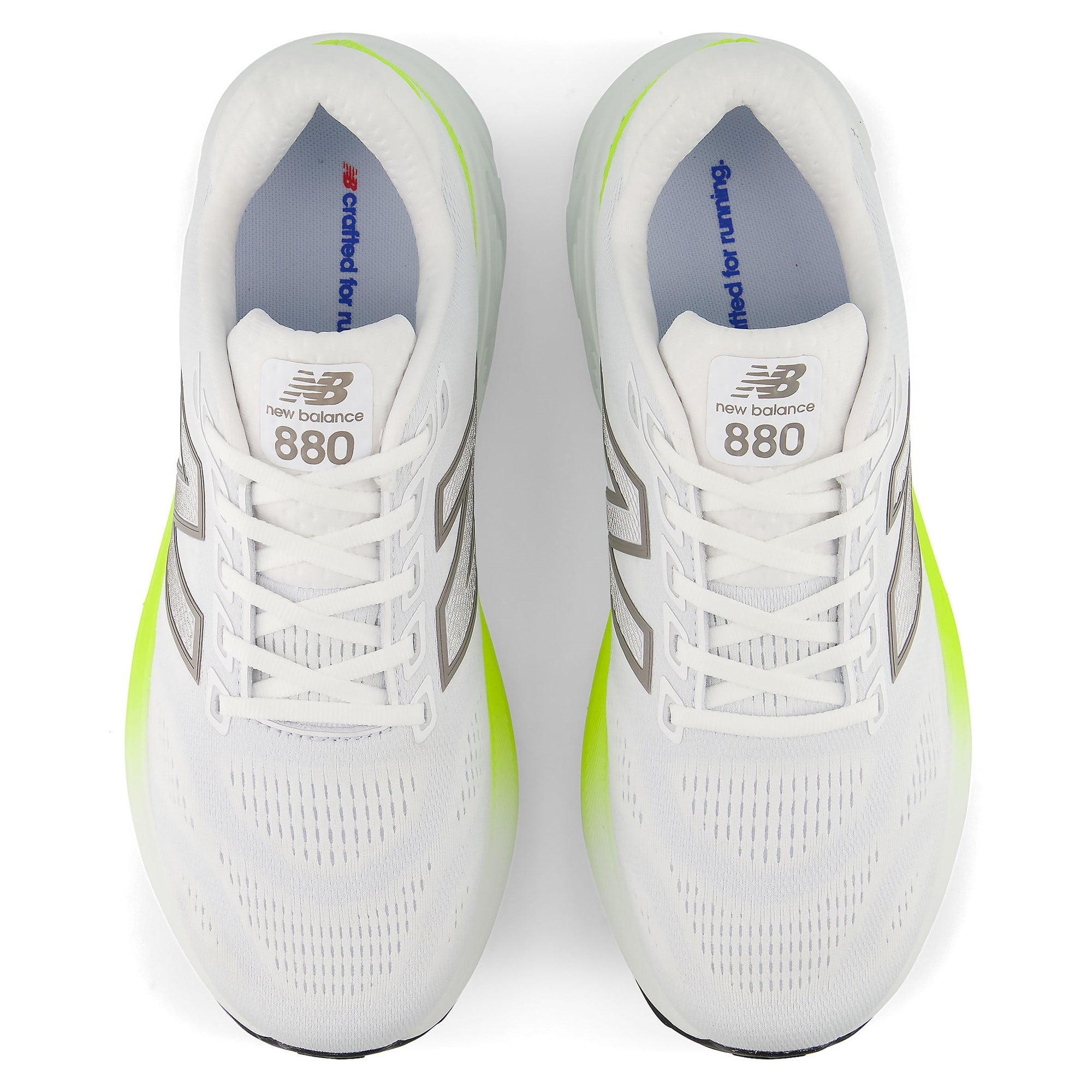 New Balance Fresh Foam X 880v15 - Mens Running Shoes - NB 103 White/Alkaline Green - image 4