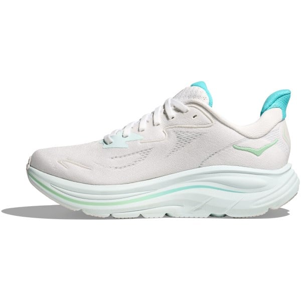 Hoka Clifton 10 - Womens Running Shoes - White/Cielo Blue