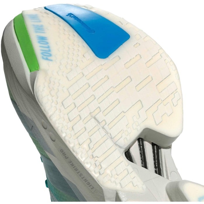 adidas Adizero Adios Pro 4 - Mens Racing Shoes - Hi Res Aqua/Iron Metallic/Grey One