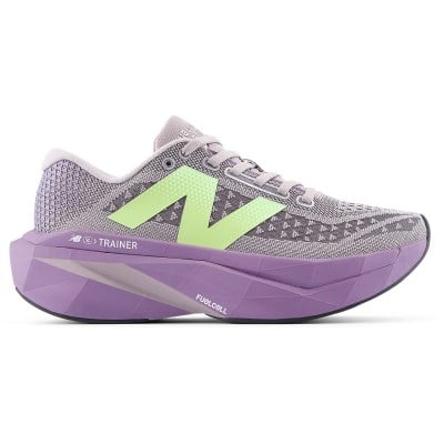New Balance FuelCell SuperComp Trainer v3 - Womens Running Shoes - Truffle Salt/Candid Violet