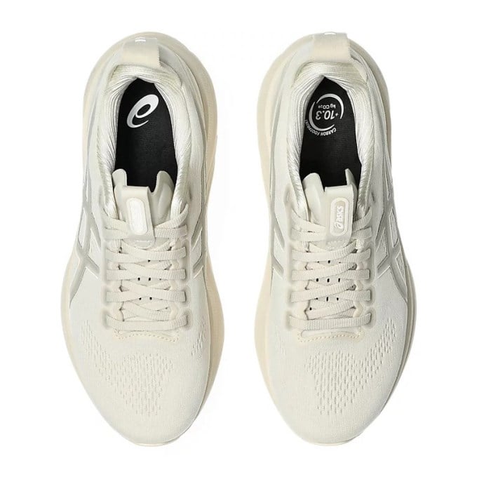 Asics Gel Kayano 32 - Womens Running Shoes - Oatmeal/Meteor Grey