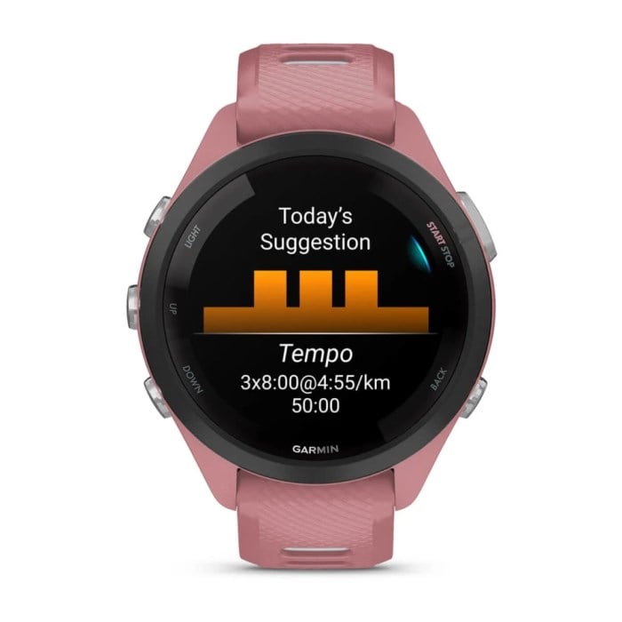 Garmin Forerunner 265S - AMOLED GPS Running Smartwatch - Pink