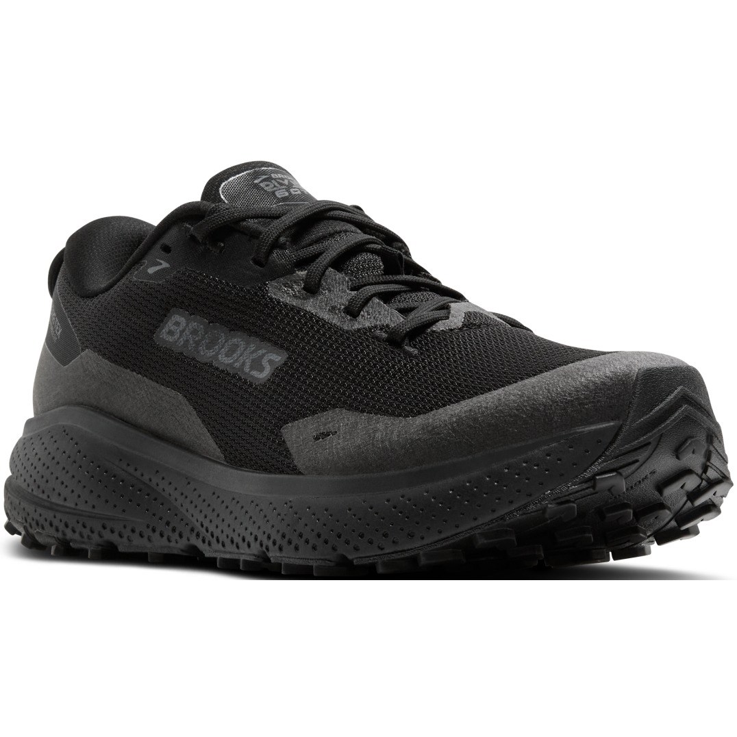 Brooks GTX Divide 6 - Mens Trail Running Shoes - Black/Black/Black