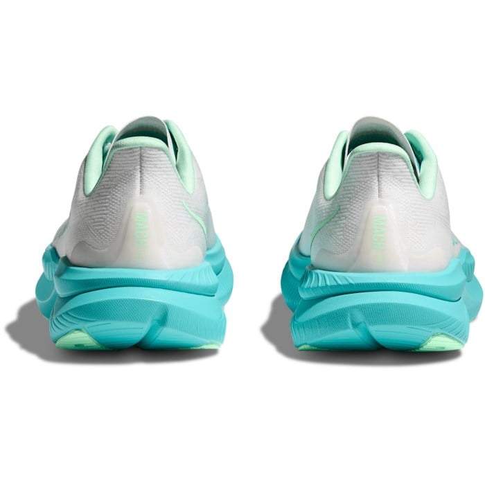 Hoka Mach 6 - Womens Running Shoes - White/Cielo Blue