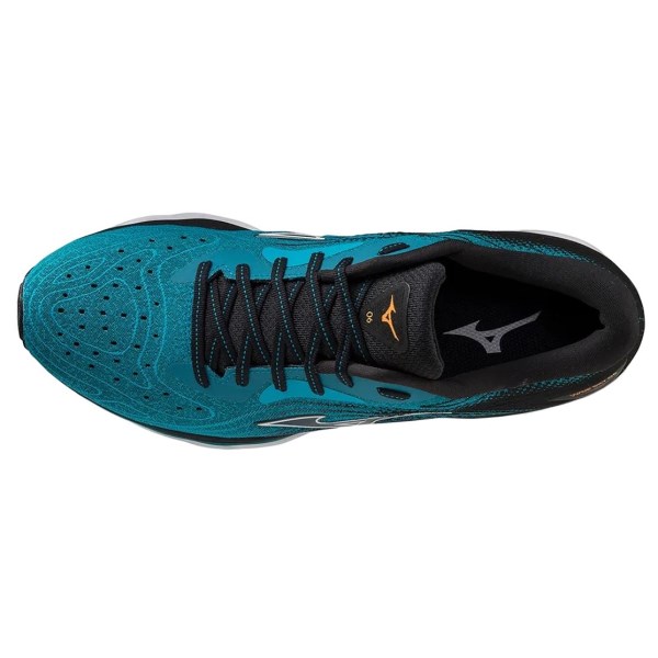 Mizuno Wave Sky 6 - Mens Running Shoes - Enamel Blue/White/Black