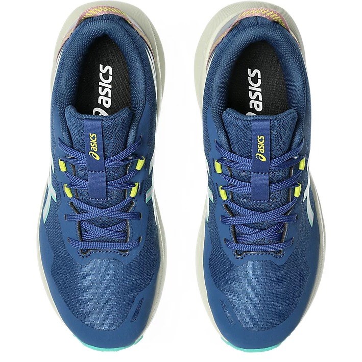 Asics Pre Venture 11 GS - Kids Trail Running Shoes - Twilight Blue/Aurora Green