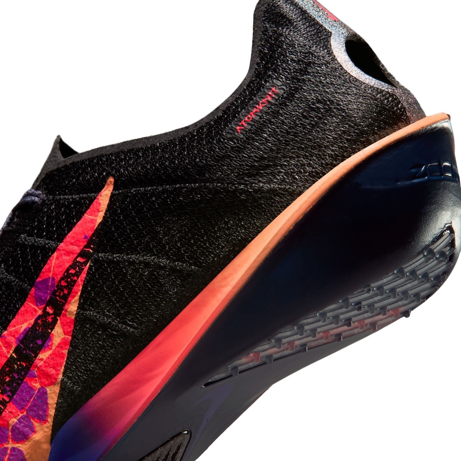 Nike Victory 2 GLAM - Unisex Mid Distance Track Spikes - Light Carbon/Black/Flash Crimson