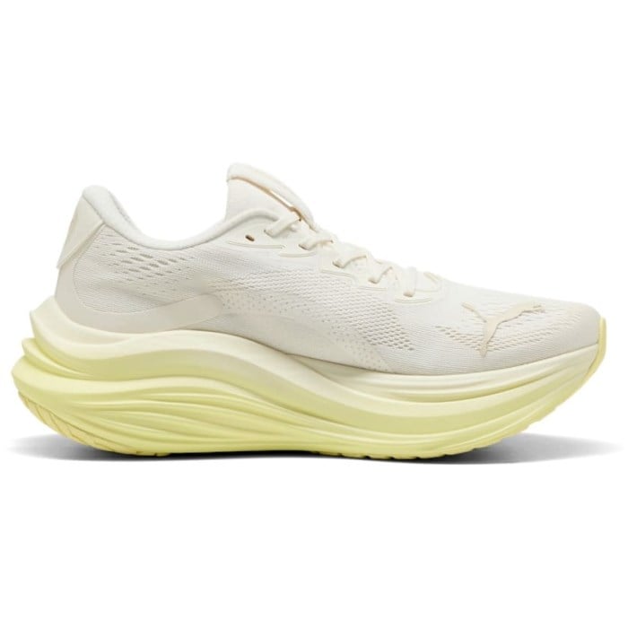 Puma MagMax Nitro - Mens Running Shoes - Warm White/Gold Moon