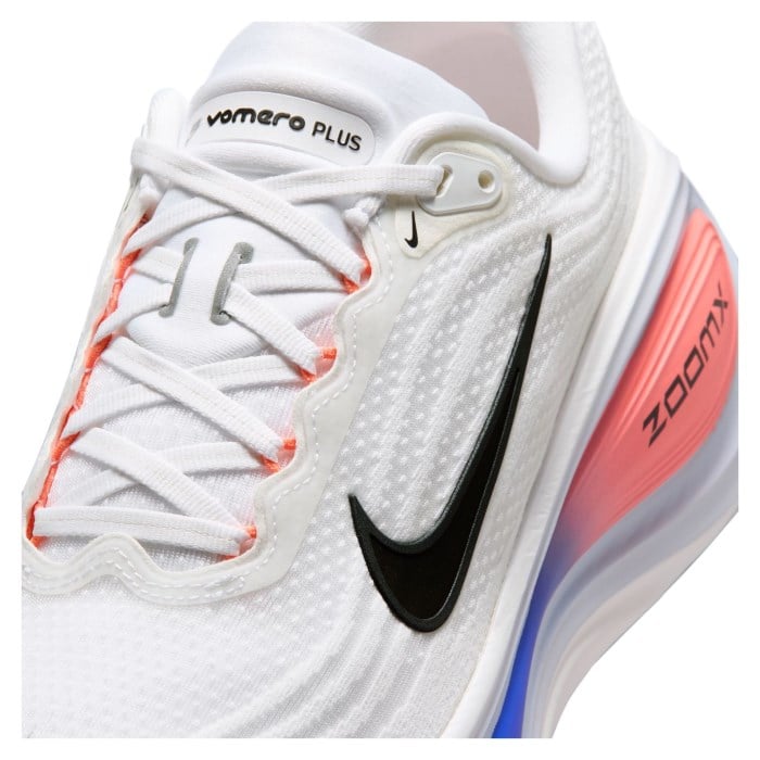Nike Vomero Plus - Mens Running Shoes - White/Atomic Pink/Racer Blue - image 8