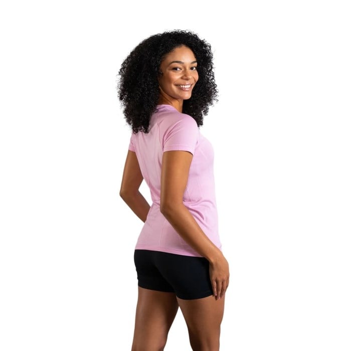 No Timid Souls GLIDE360 Womens Short Sleeve Top - Forever Pink