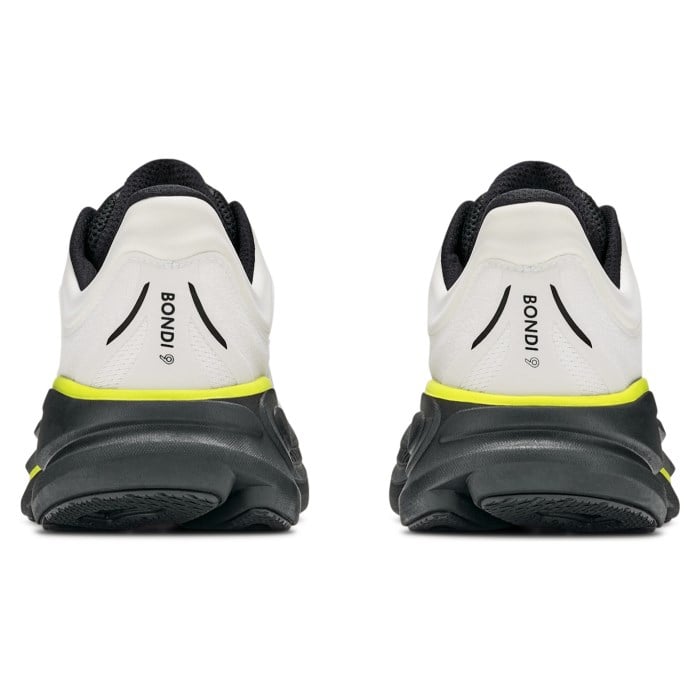 Hoka Bondi 9 - Mens Running Shoes - White/Citrus - image 5