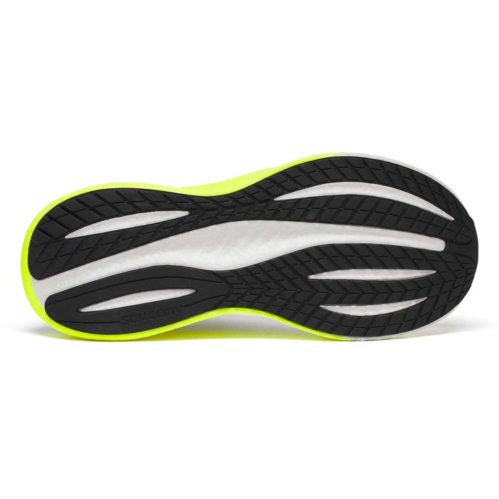 Saucony Triumph 22 - Mens Running Shoes - White/Citron