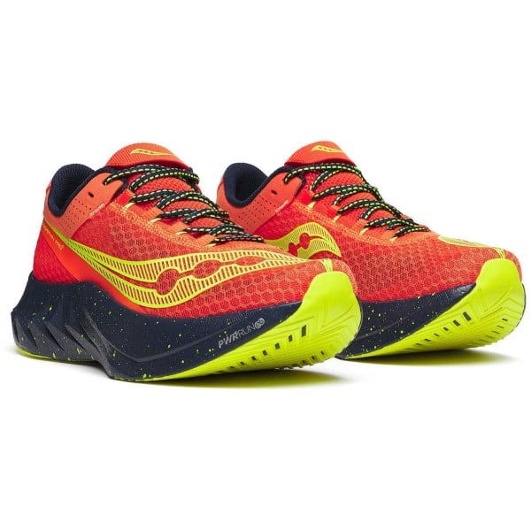 Saucony Endorphin Pro 4 - Mens Road Racing Shoes - Pepper/Navy