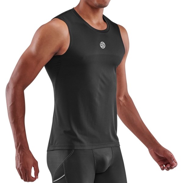 Skins Series-3 Mens Training Tank Top - Black
