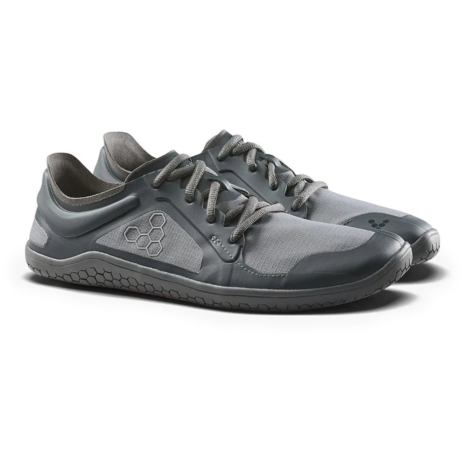 Vivobarefoot Primus Lite IV All Weather - Mens Running Shoes - Dark Shadow