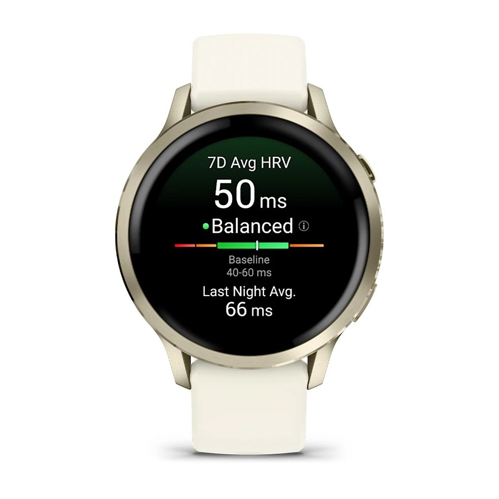 Garmin Venu 4 Smartwatch 41mm - Lunar Gold/Bone