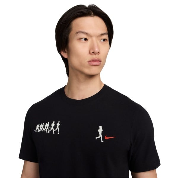 Nike Dri-Fit Run Energy Mens T-Shirt - Black
