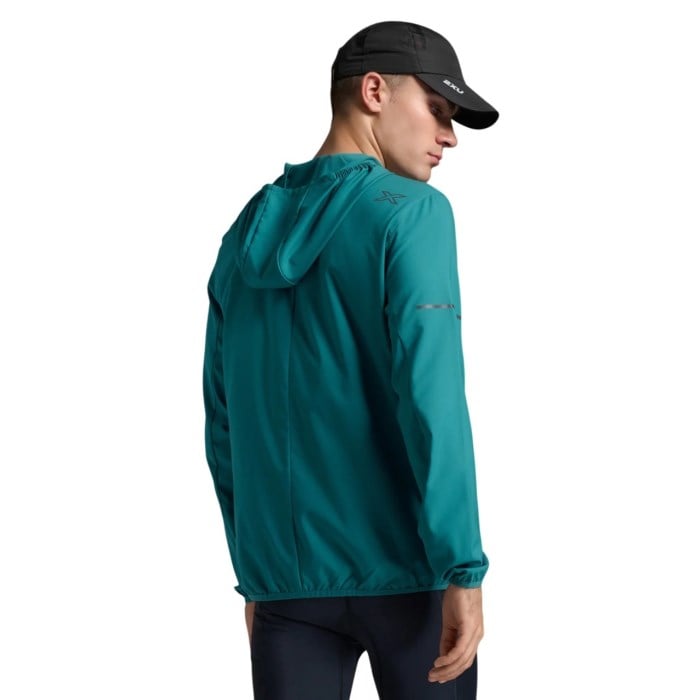 2XU Mens Aero Jacket - Slate Green/Black Reflective