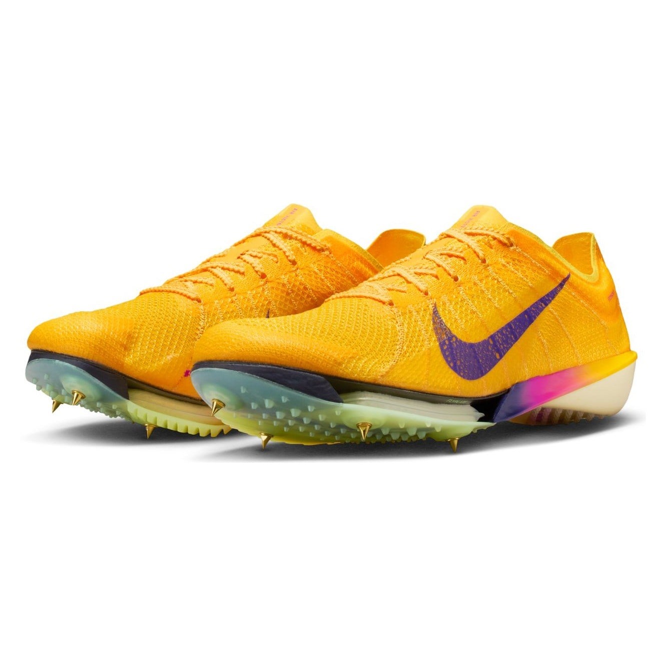Nike Victory 2 - Unisex Mid Distance Track Spikes - Citron Pulse/Indigo Burst/Volt Ice