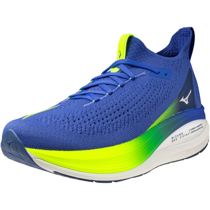 Mizuno Neo Vista 2 - Mens Running Shoes - Dazzling Blue/White/Lightning Yellow