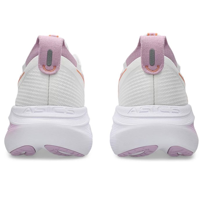 Asics Gel Nimbus 27 - Womens Running Shoes - White/Light Ube