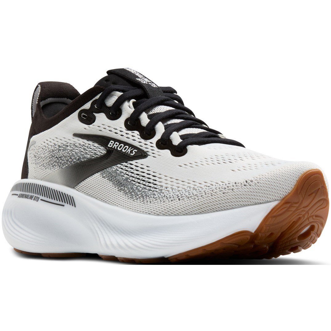 Brooks Adrenaline GTS 25 - Mens Running Shoes - White/Black/White