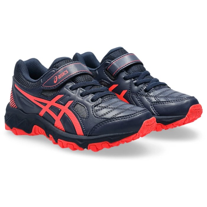 Asics Gel Trigger 12 TX PS - Kids Cross Training Shoes - Midnight/Flash Red