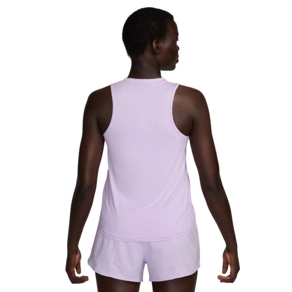 Nike One Graphic Womens Running Tank Top - Lilac Bloom/White