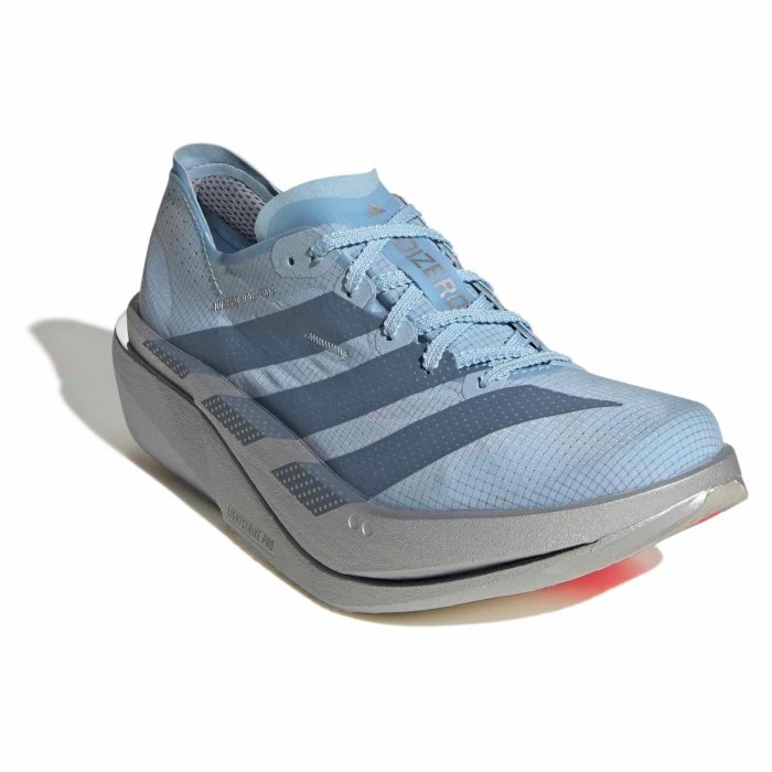 adidas Adizero Adios Pro 5 Chicago - Womens Racing Shoes - Clear Sky/Steel Red/Silver Metallic - image 2