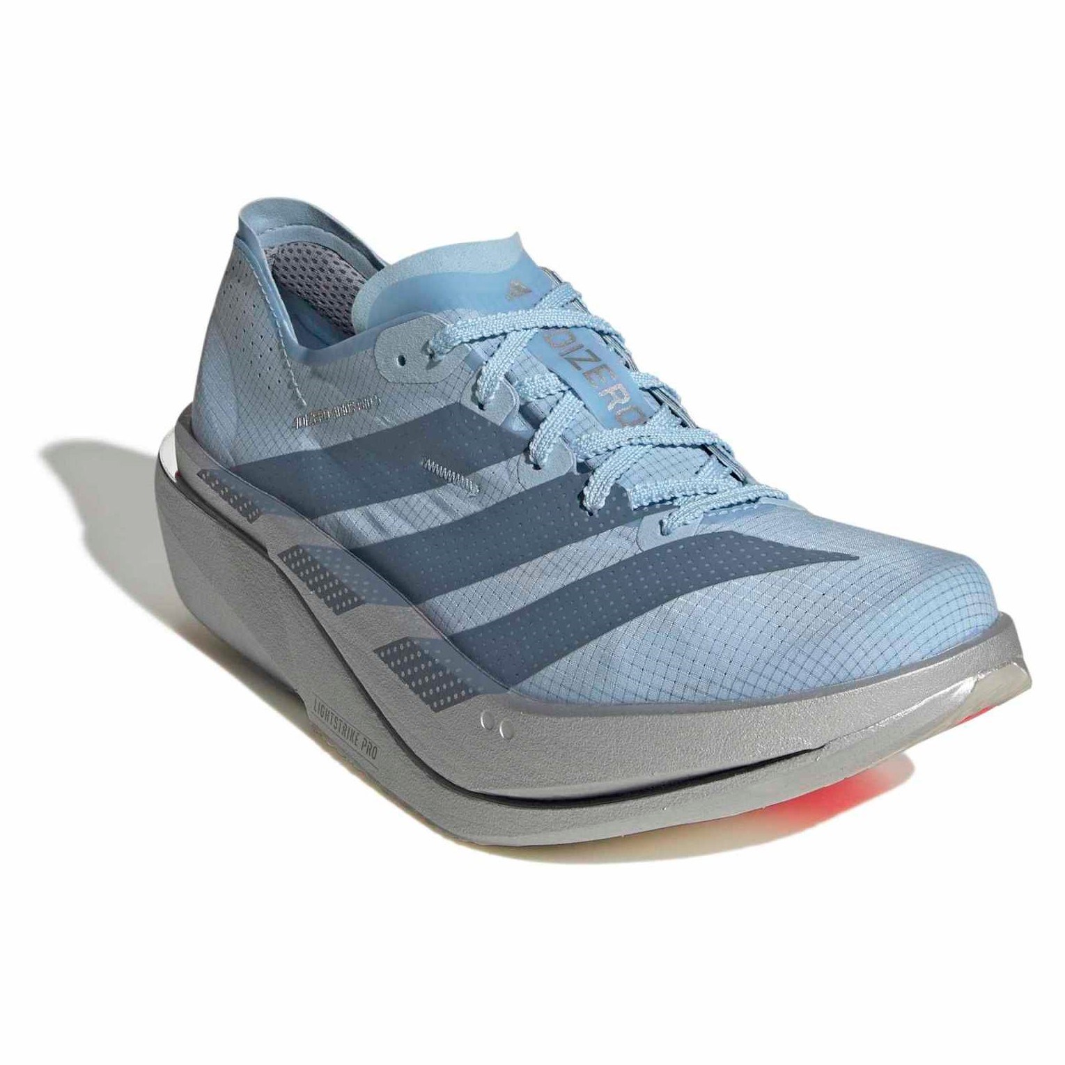 adidas Adizero Adios Pro 5 Chicago - Womens Racing Shoes - Clear Sky/Steel Red/Silver Metallic - image 2